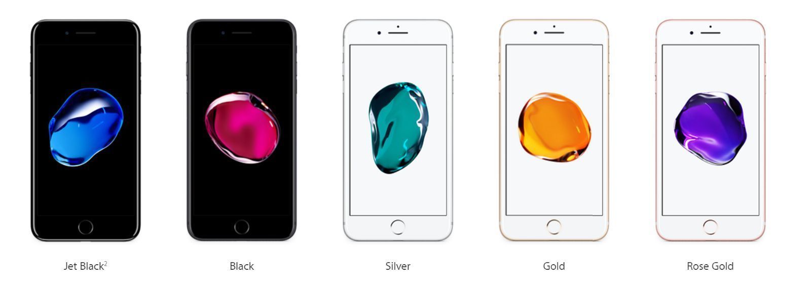 Новые цвета корпусов влагостойких IPhone 7 