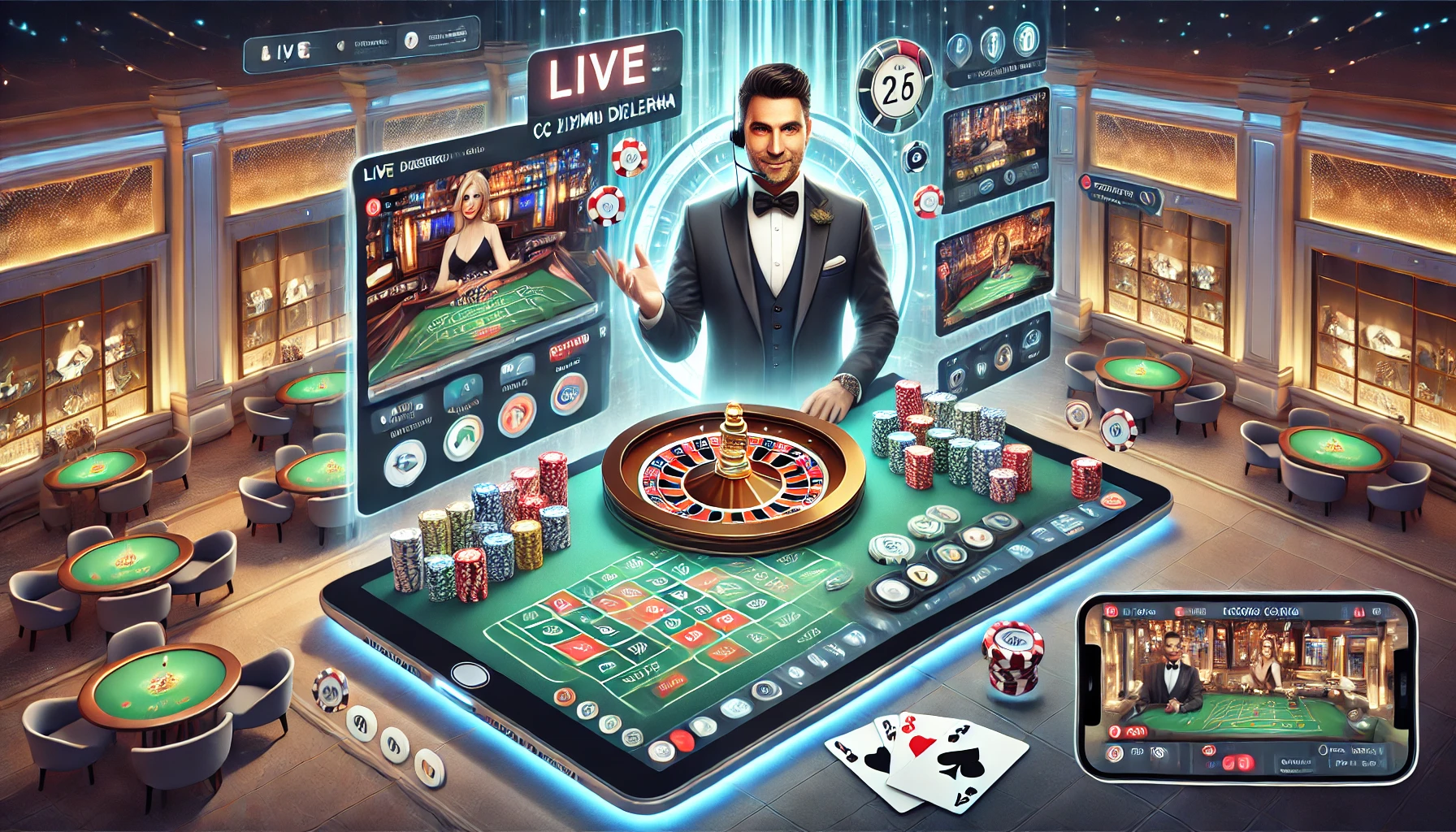Казино live-формата Казино с живыми дилерами